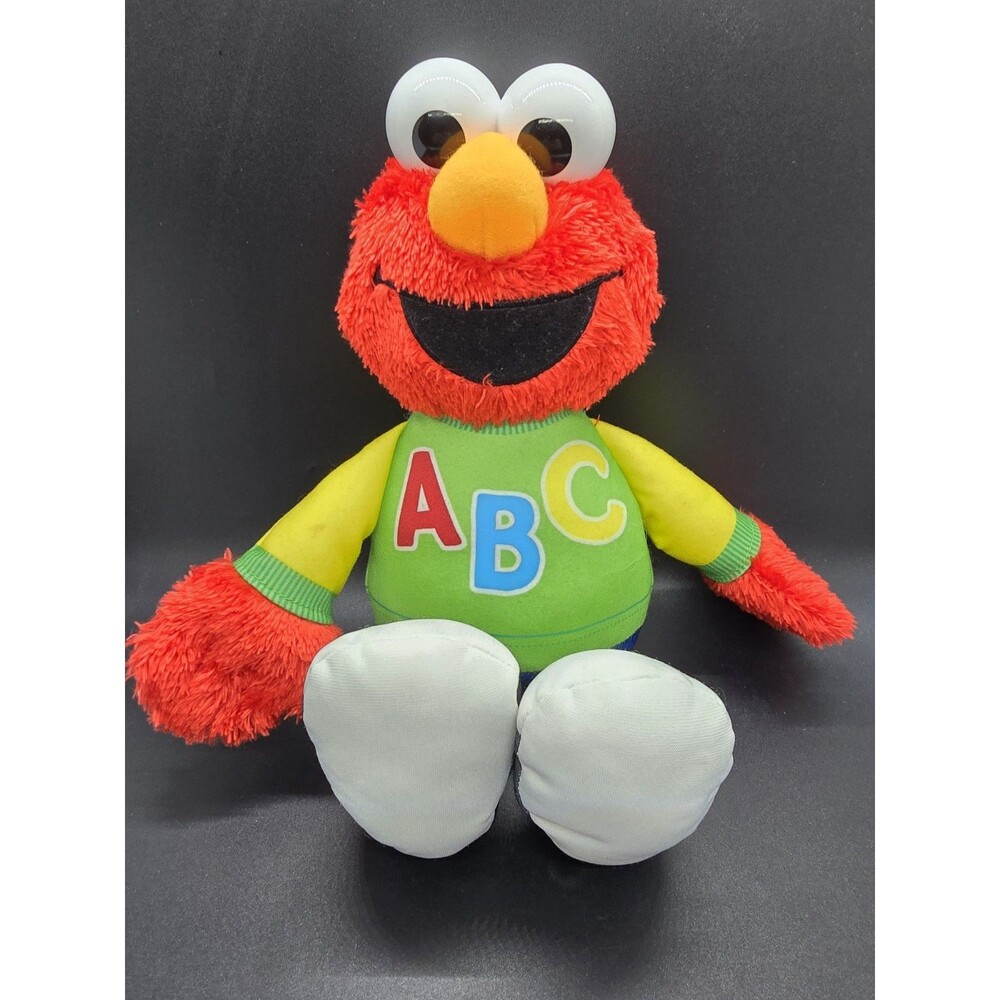 ABC’S ELMO 2018 Sesame Street 13” SINGING Plush Playskool Hasbro Works